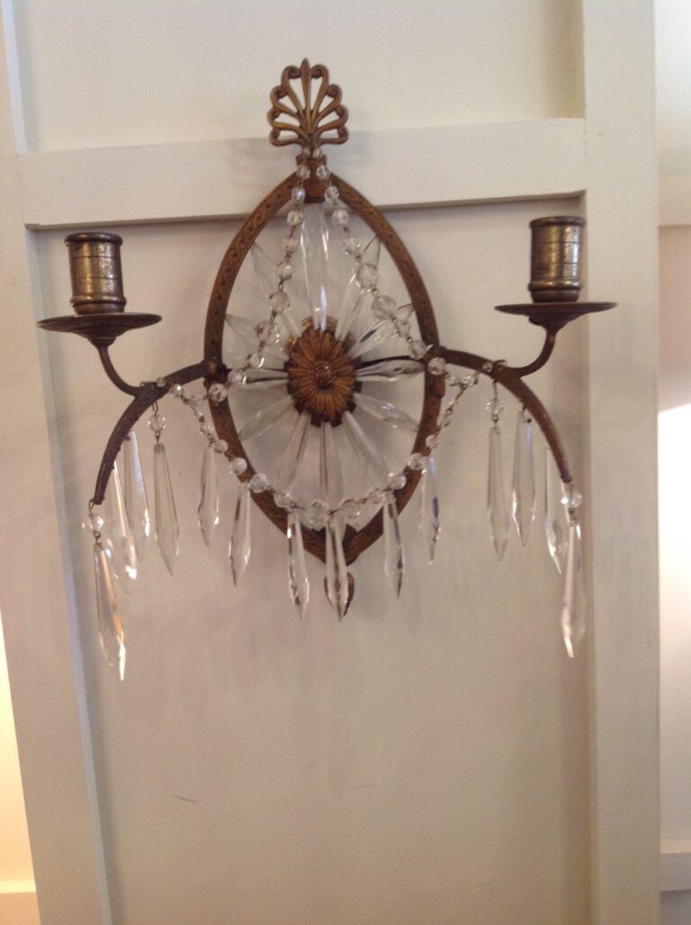 Early 20th Century Candle Wall Sconce – TH162
